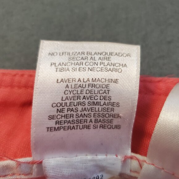 Jones New York Sport Dress Pants Size 6 Coral Pink Straight Leg Casual Mid Rise - Picture 8 of 13